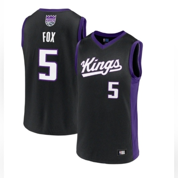 NBA Sacramento Kings De'Aaron Fox #5 Youth Jersey New With Tags - Picture 1 of 8